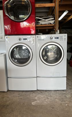 GE Front Load Washer and Dryer Gas Large Capacity
