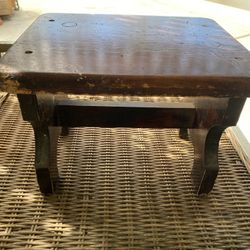 small wooden stool