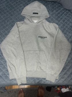 Dark oatmeal essentials hoodie size M