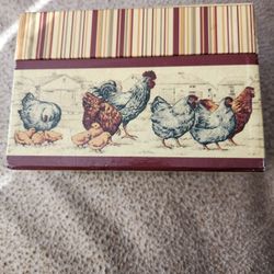 Rooster Recipe Box With Recipe Cards