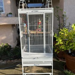 Bird Cage With Accessories 🦜🦜🦜Good Condition 🦜