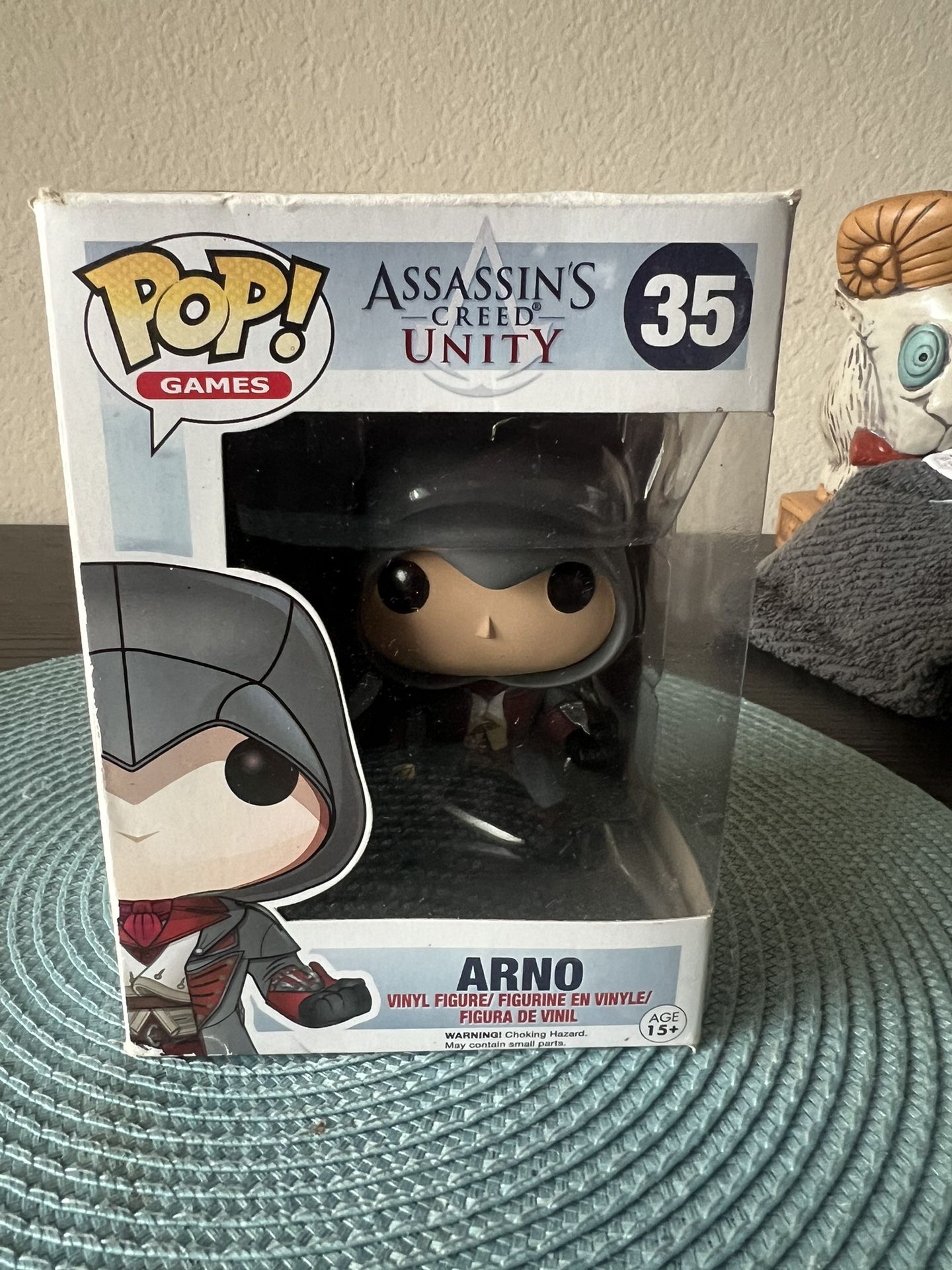 VAULTED Arno Funko Pop #35 Assassin's Creed Unity Games Gaming Video Figurine