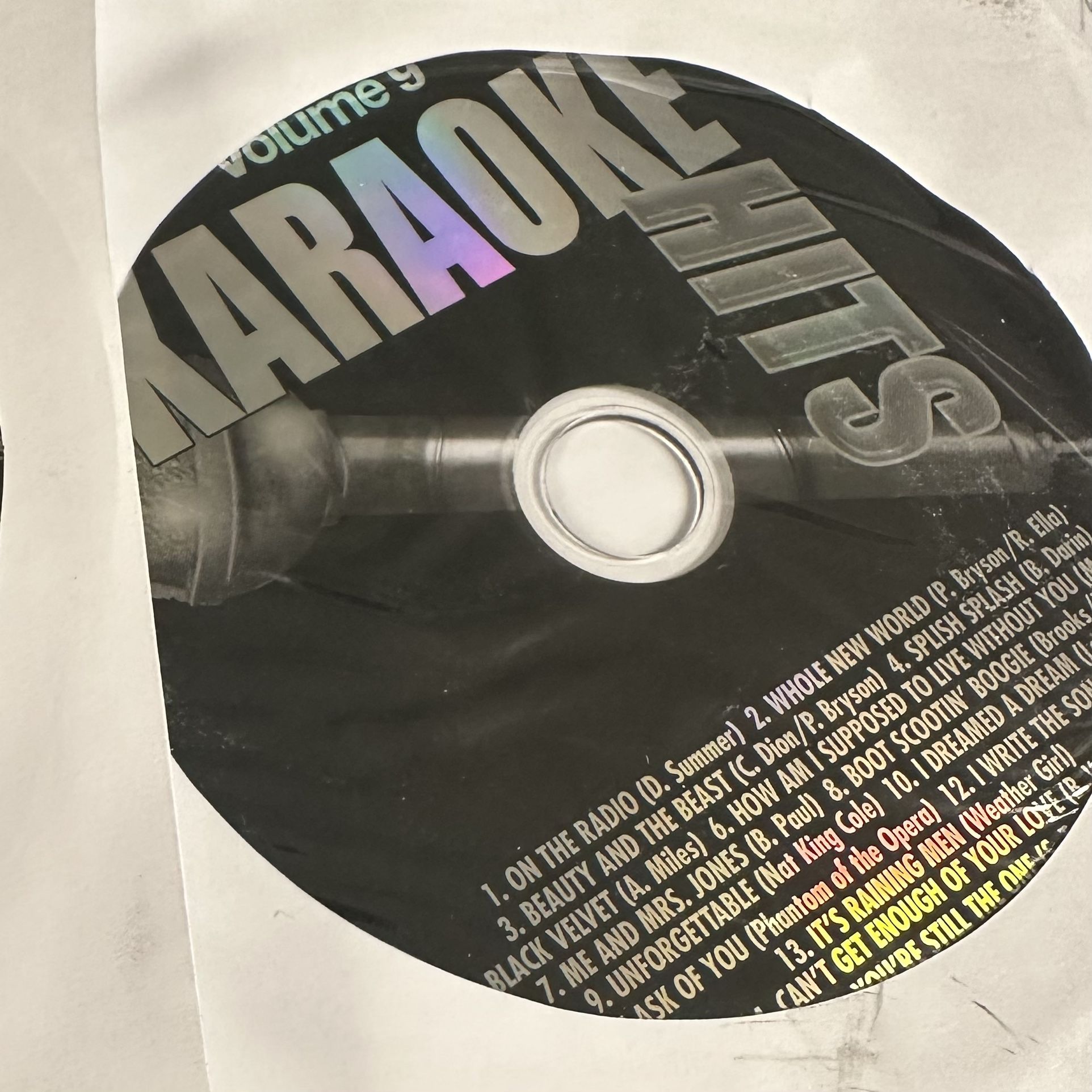 30 Karaoke Hits CDs In Bag
