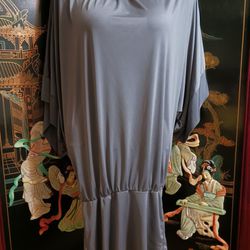 Grey Tunic Mini Dress