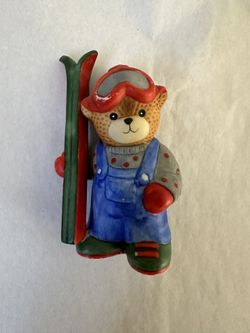 ENESCO LUCY & ME SKIING BEAR 1988 LUCY RIGG