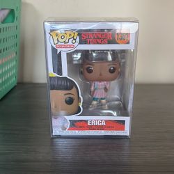 Erica Sinclair Stranger Things Season Four Funko Pop With Pop Protector