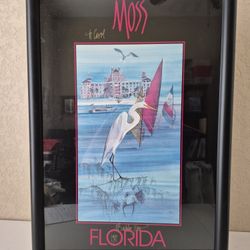 Florida  1987 By P Buckley Moss Signed