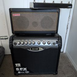 Spark 40 Amplifier Plus Line 6 Spider 2 15 Watt Amplifier 