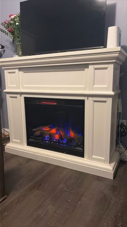 fireplace tv stand