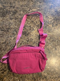 Athleta pink crossbody/fanny pack bag