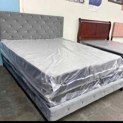 New King Bed With Matres For $399