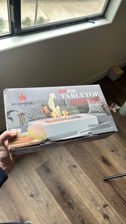 Brand new tabletop fire pit