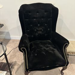 Black Suede Seater Set