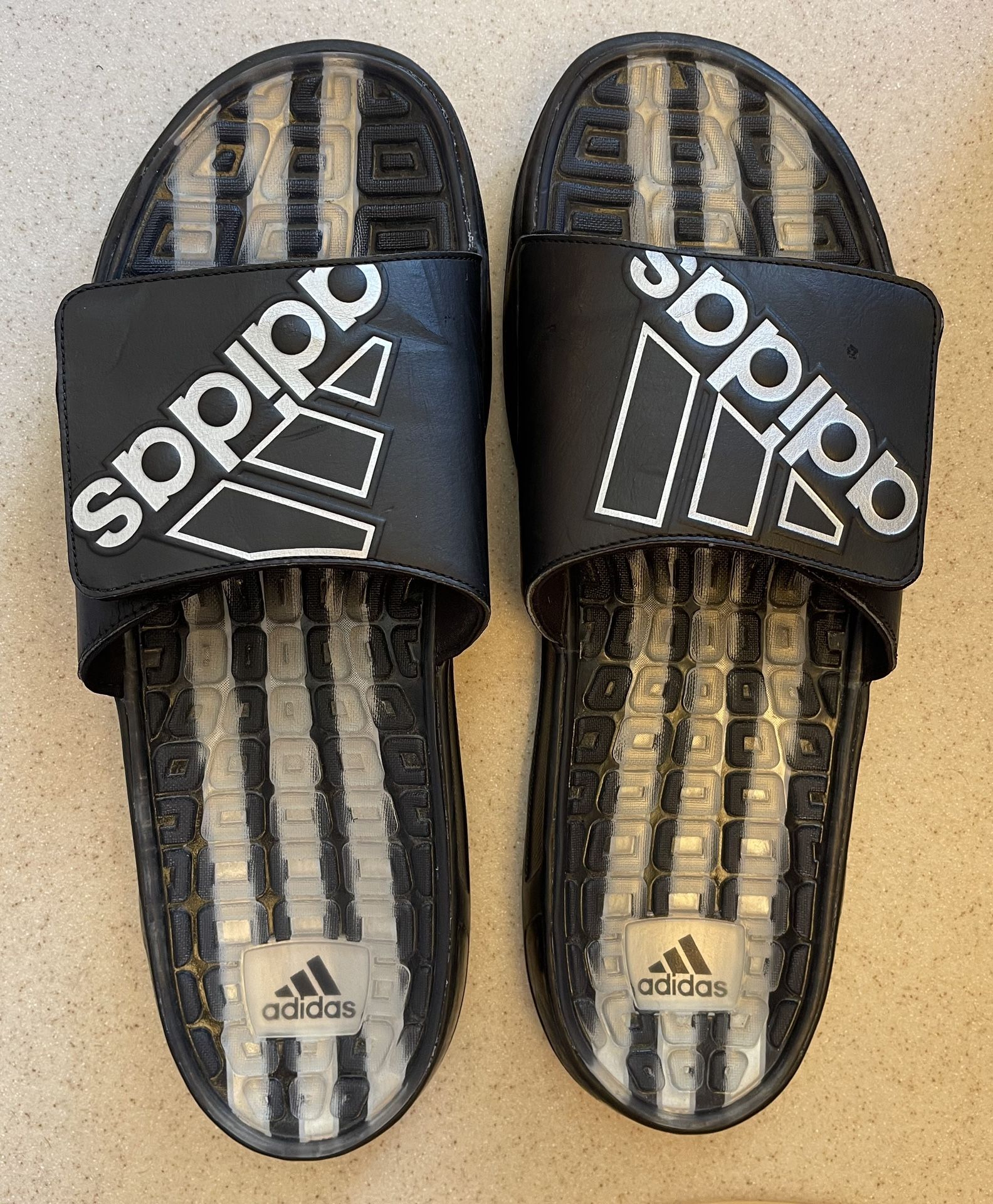 MAKE OFFER - ADIDAS Slides Size 13