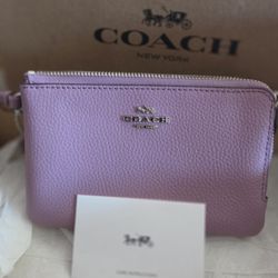 Lavender Wristlet 2 Sided