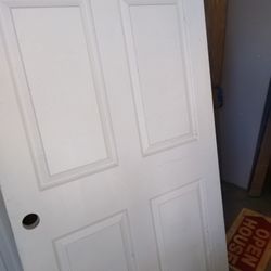 1 Door 36" By 80" , Not Sure If Solid, $ 40 Not Perfect.