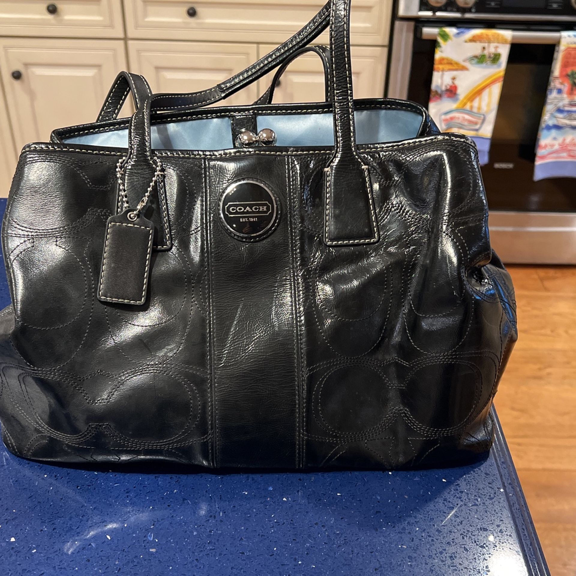 Coach Patent Leather Bag