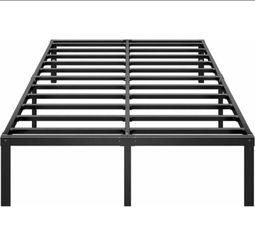 NEW Queen sized Black Metal Platform Bed Frame