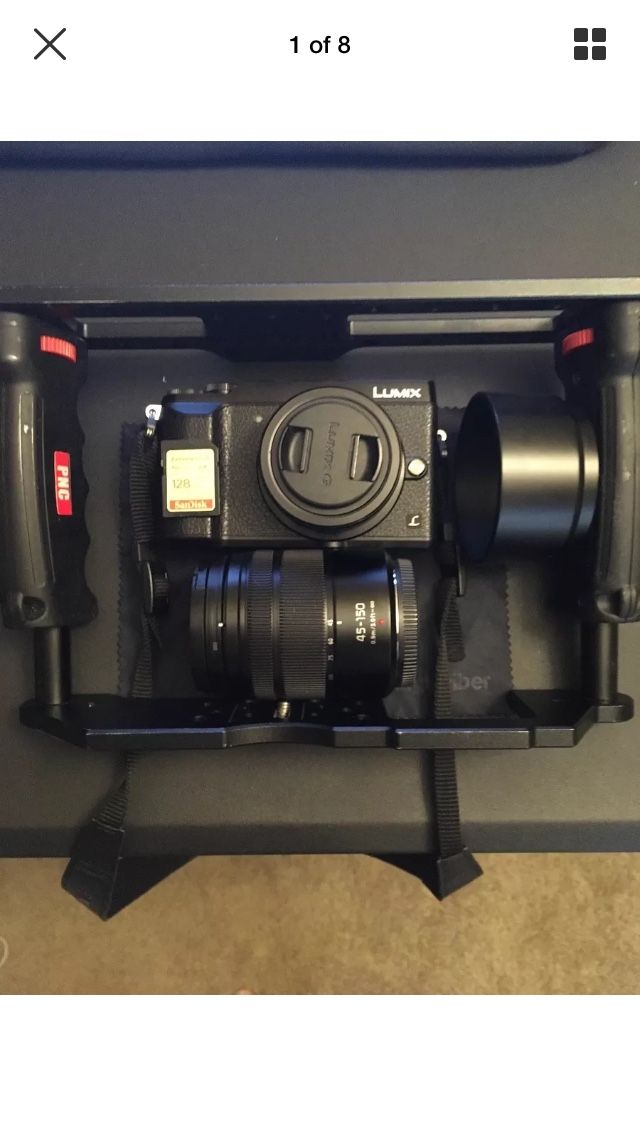 Panasonic LUMIX GX85 with 12-32mm and 45-150mm lens