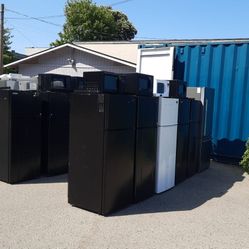 Blow out Sale On nice, twenty four inch refrigerators and microwaves Like, you knew nice, very cheap.