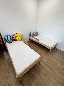 Set of 2 Ikea junior bed with mattress