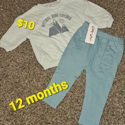 12 mo Boys Outfit