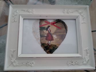 Handcrafted Fabric Craft Framed