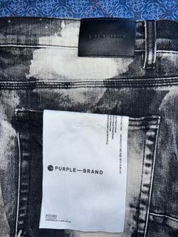 NWT Purple Brand P001 Iridescent Painter Grey Jeans Size 38