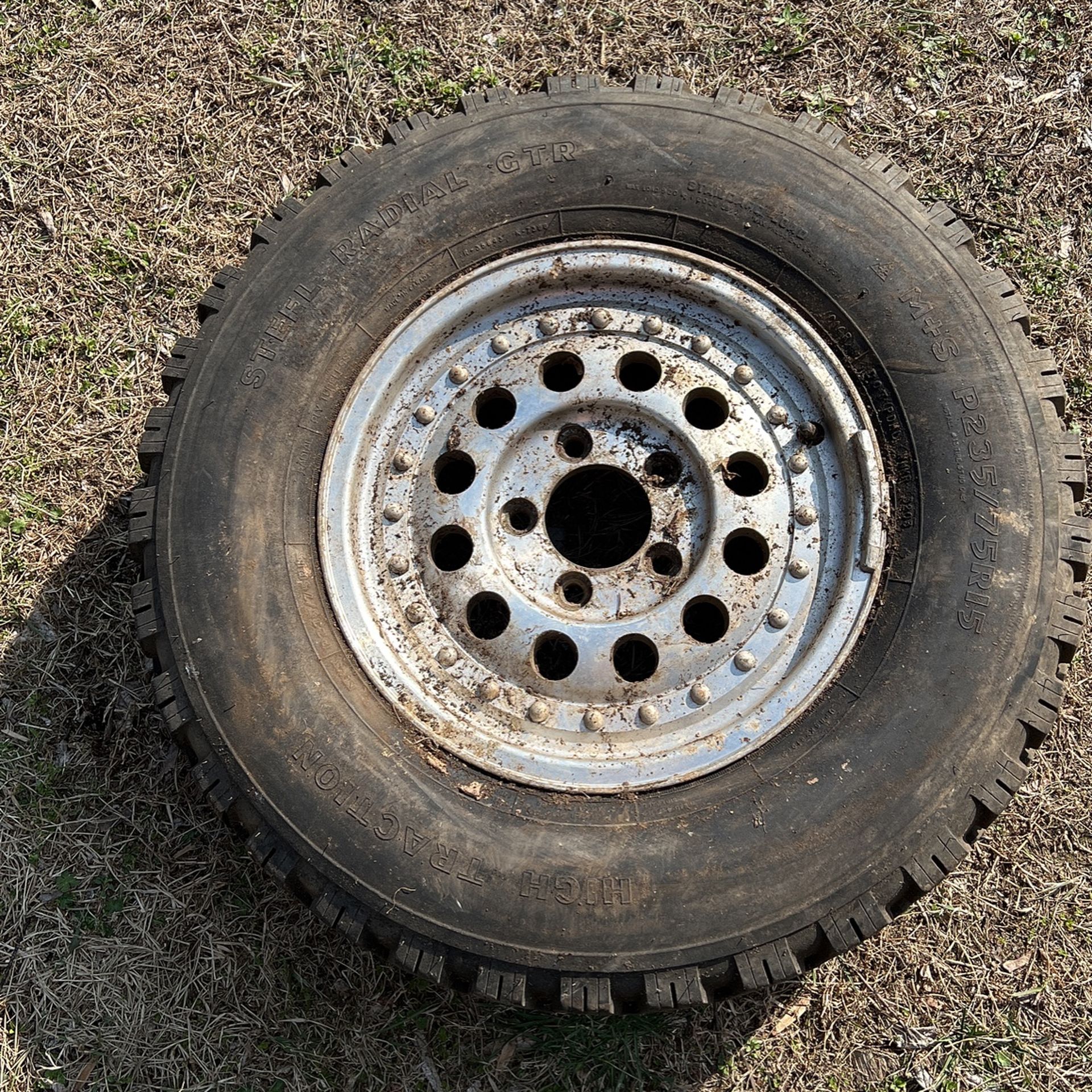 steel radial GTR Size:P23/75R15