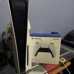 PS5 (Disc Edition) With Controller and Charger and HDMI Cable