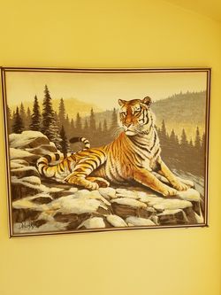 delongprie tiger painting