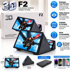F2 3D Phone Screen Magnifier – Brand New - Open Box
