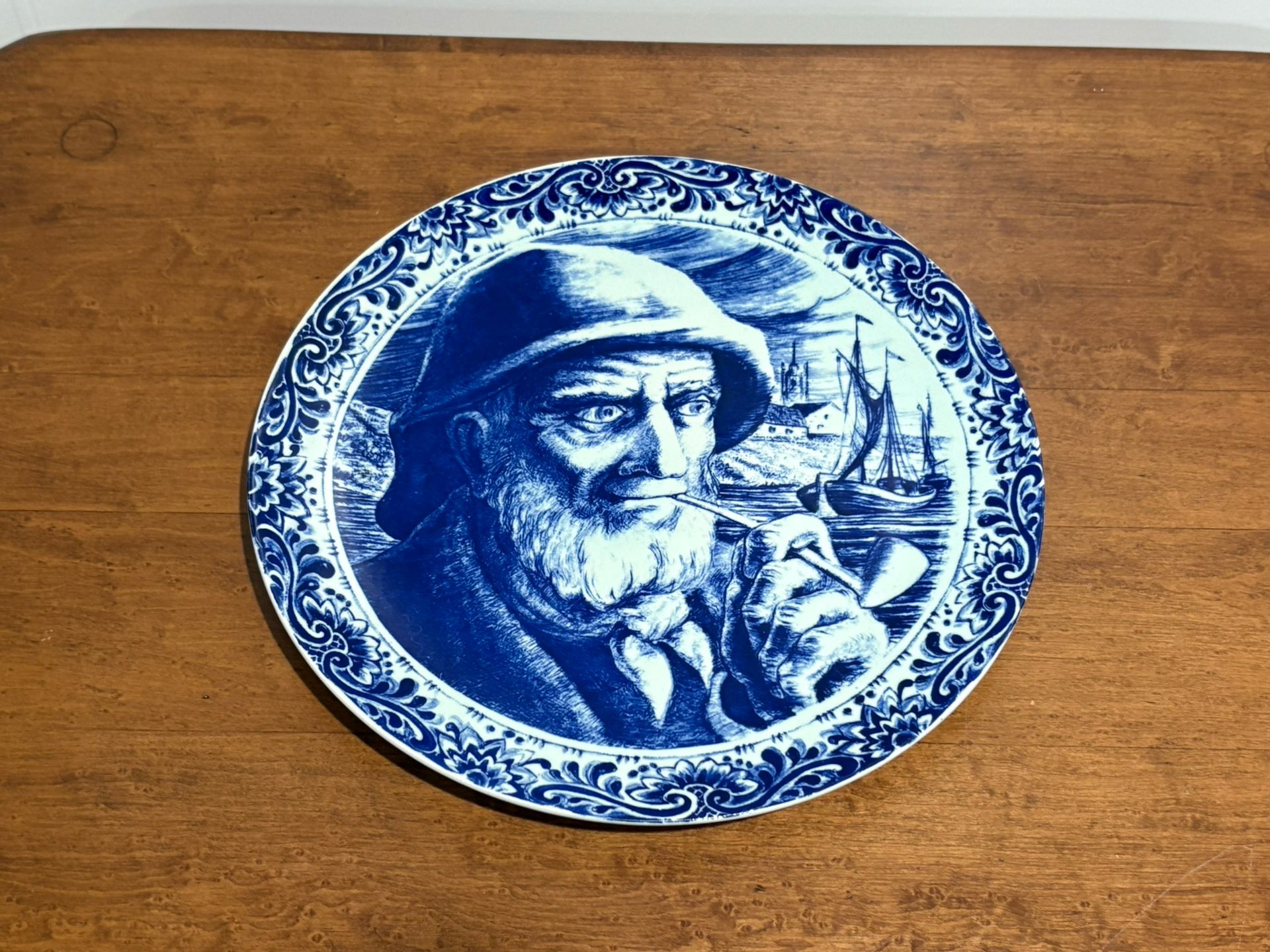 Delfts Fisherman Wall Plate