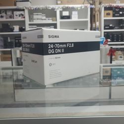 Sigma *SALE* 24-70mm F2.8 II For Sony E (11/19)