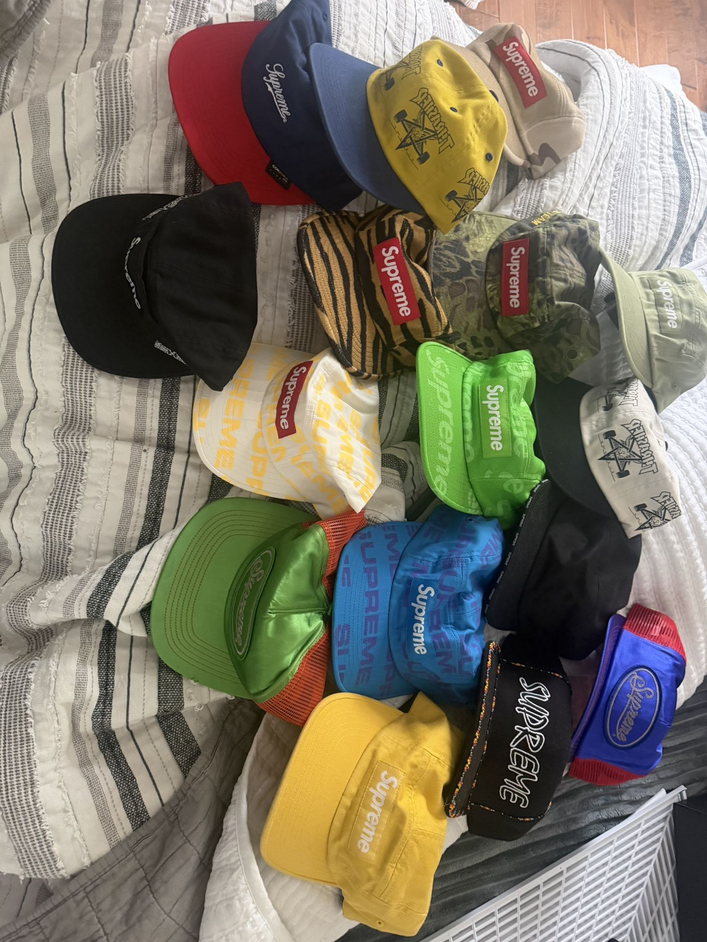 Supreme City Patches 6 Panel Hats $150 Each Available In Supreme