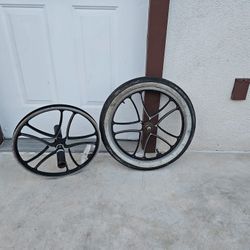 2 Bmx Tough Rims With Pegs