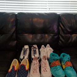 Kyrie Nike Cortez Vans And Nike Reacts All (Size 6y And 1 Pair 6.5y) Excellent Condition Very Well Taken Care Of