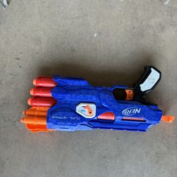 Blue Nerf Gun (Bullets Included)