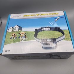 New JustPet Wireless Pet Fence System GPS Collar JG27