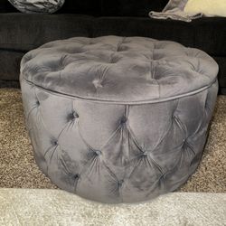 Grey Ottoman 