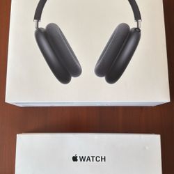 AirPods Max and Apple Watch SE (Gen 2 ) 44mm New