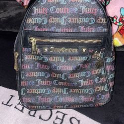 Juicy Couture Leather Backpack Purse 