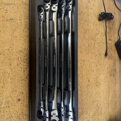 MOUNTAIN RM6 5 Piece Reversible Double Box Ratcheting Wrenches