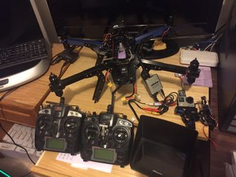 3 DR x8 PLUS Drone with GoPro