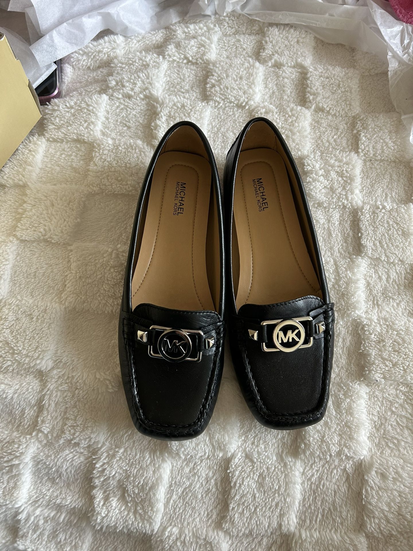 Michael Kors Black Loafers (size 7)