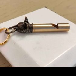 Baton Rouge Whistle Bag Charm Keychain