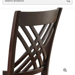 Dining table with 5 chairs , brown