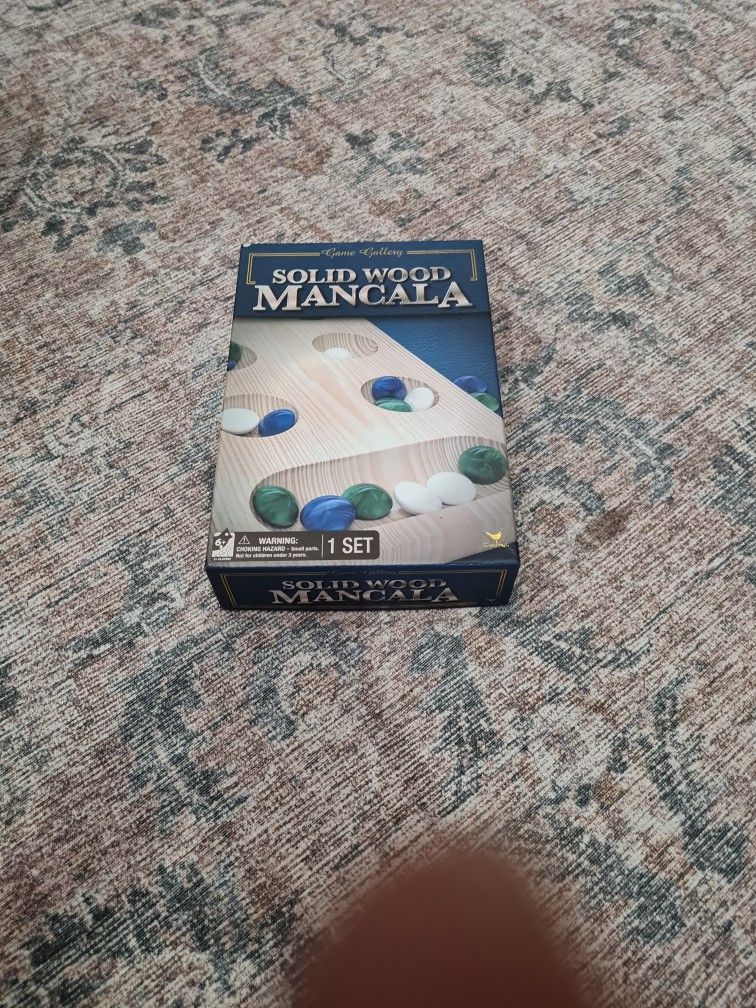 Solid Wood Mangala Board Game