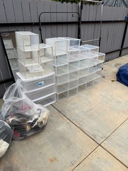 Shoe Storage, plastic containers, Shoe Rack,
