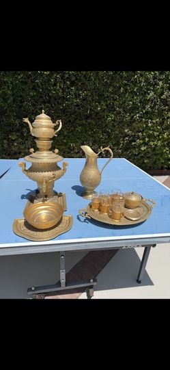 Vintage Persian Samavar Set